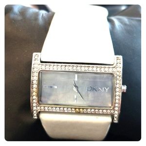 DKNY leather watch